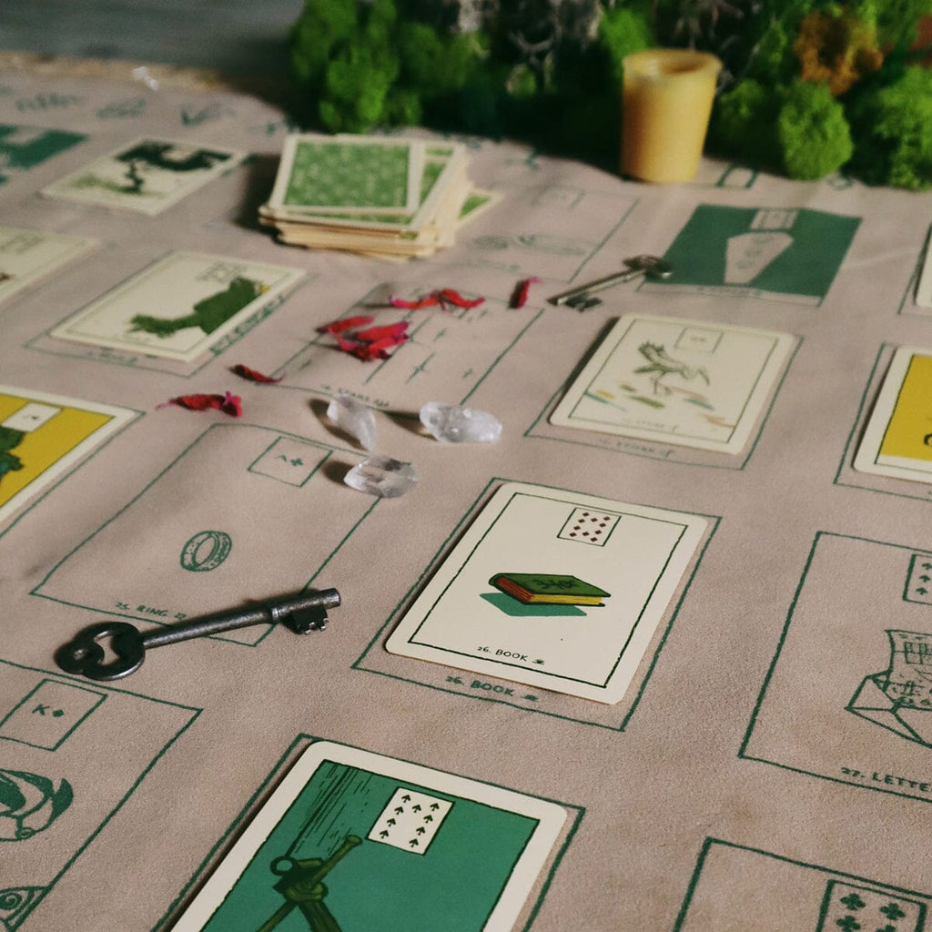The Houses of Lenormand Cloth | Altar Cloth | Wiccan Center