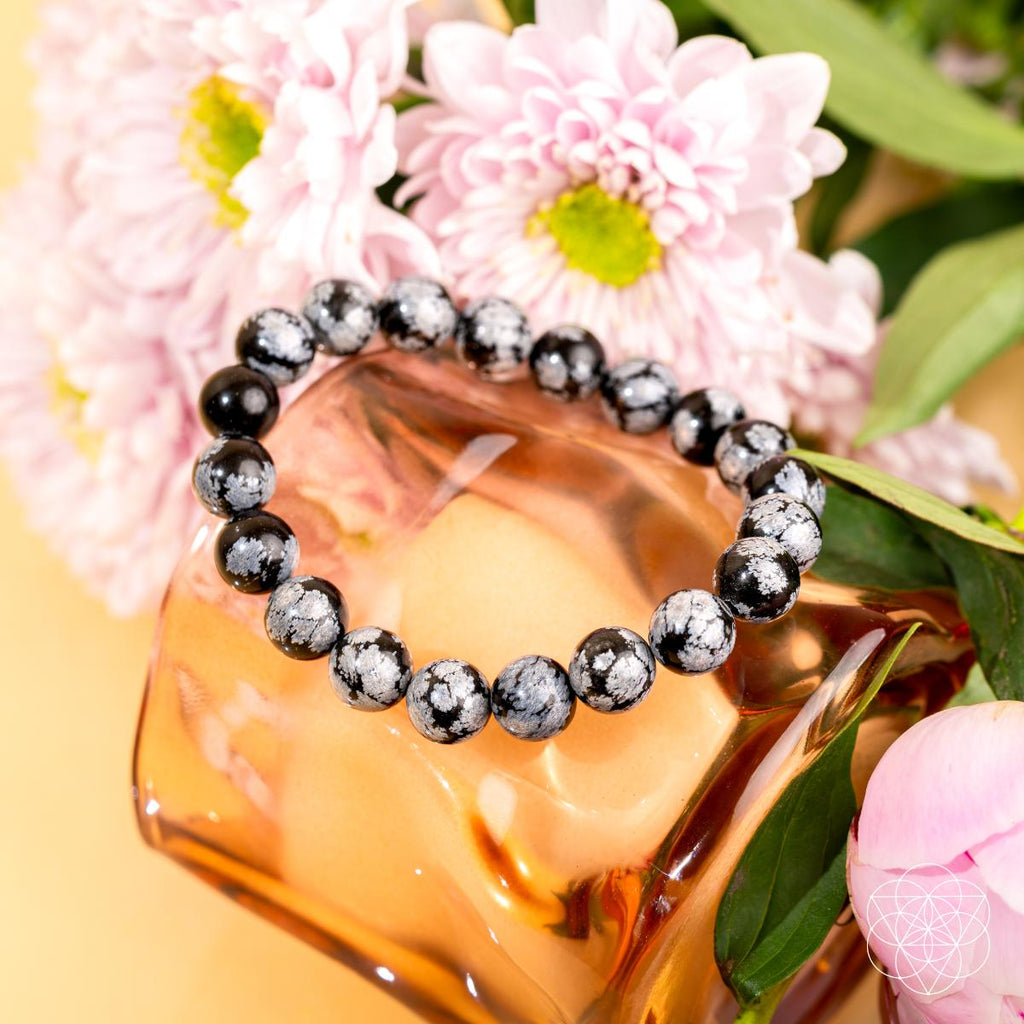 The Pattern Breaker – Snowflake Obsidian Bracelet | Bracelet | Wiccan Center