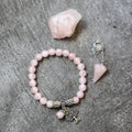 The Rose Quartz Healing Crystal Set | Jewelry Set | Wiccan Center