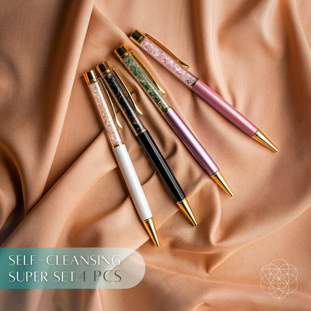 The Self-Cleansing Crystal Pens | Home Accessory | Wiccan Center