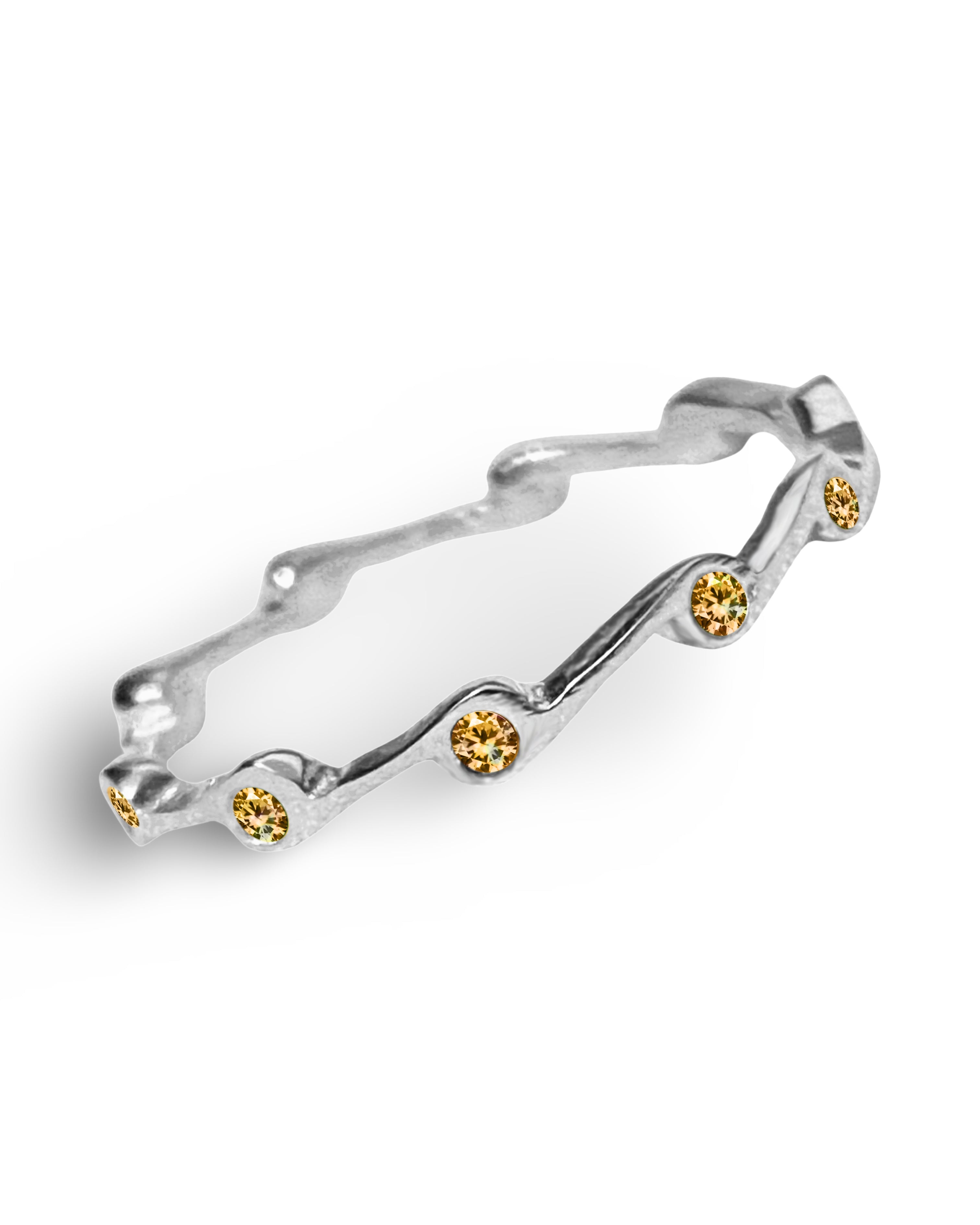 Topaz Birthstone Stacker Ring | Rings | Wiccan Center