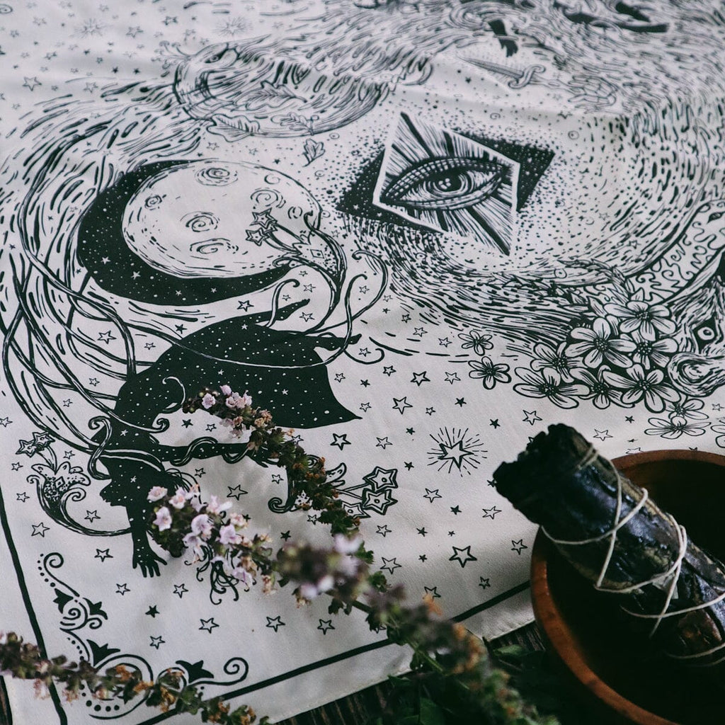 The Visions Silk Kerchief | Altar Cloth | Wiccan Center