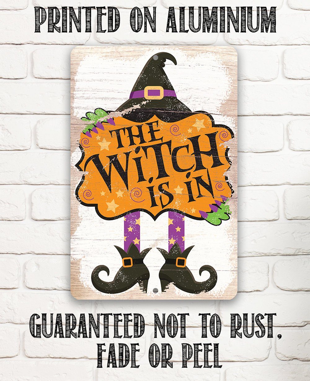The Witch Is In - Metal Sign | Metal Sign | Wiccan Center