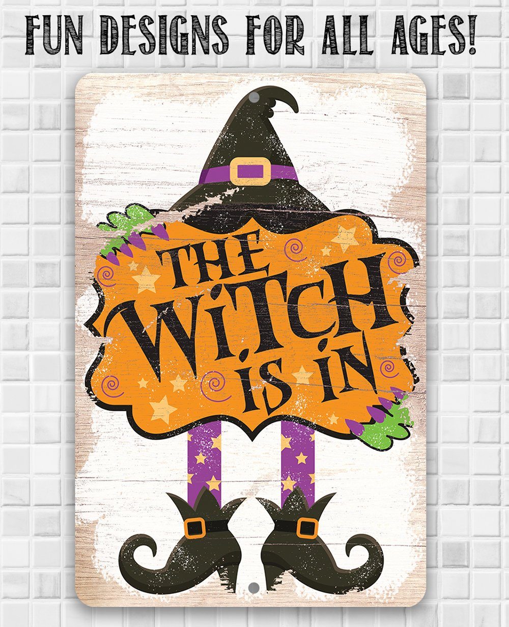 The Witch Is In - Metal Sign | Metal Sign | Wiccan Center