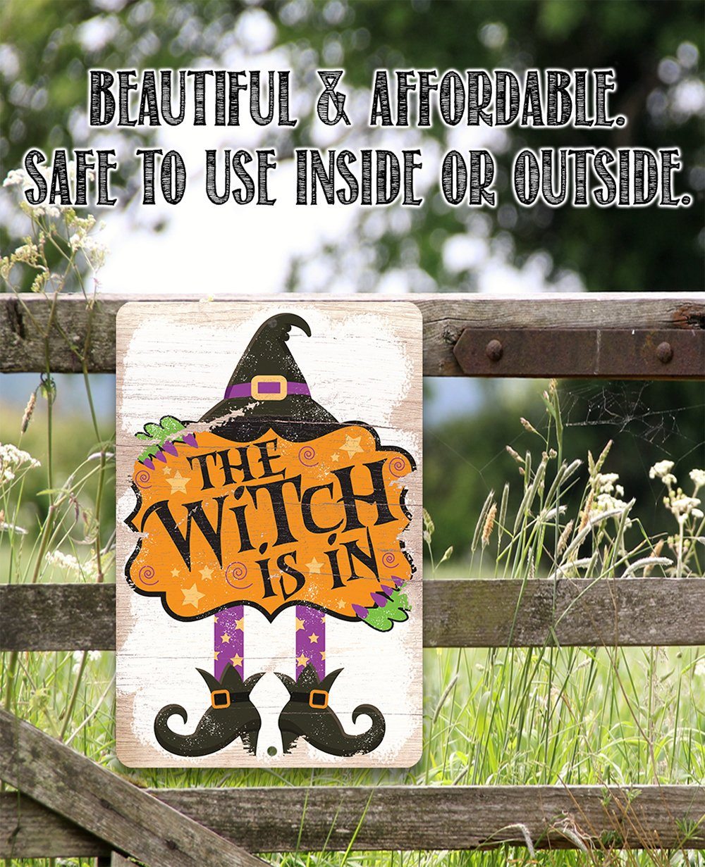 The Witch Is In - Metal Sign | Metal Sign | Wiccan Center