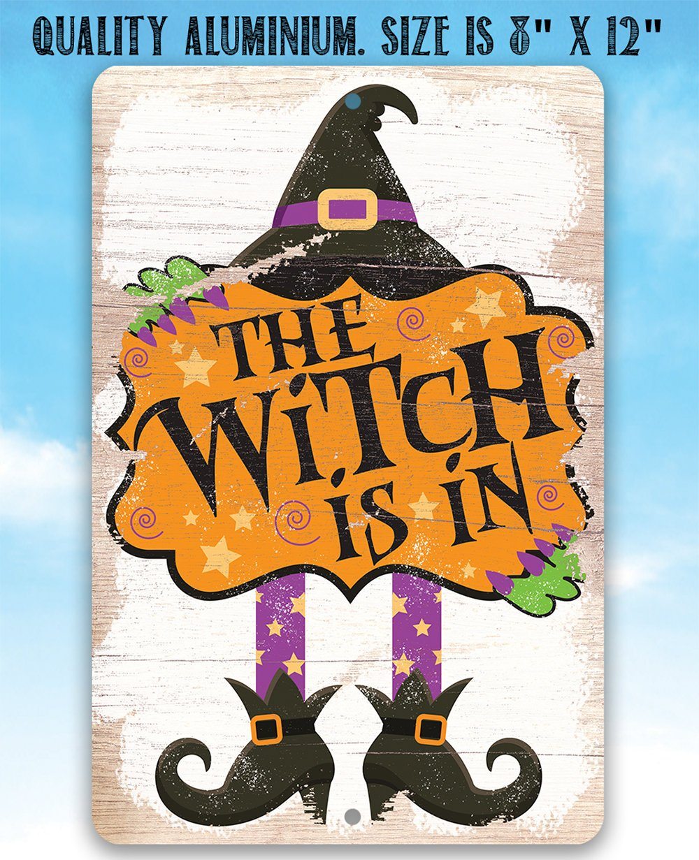 The Witch Is In - Metal Sign | Metal Sign | Wiccan Center