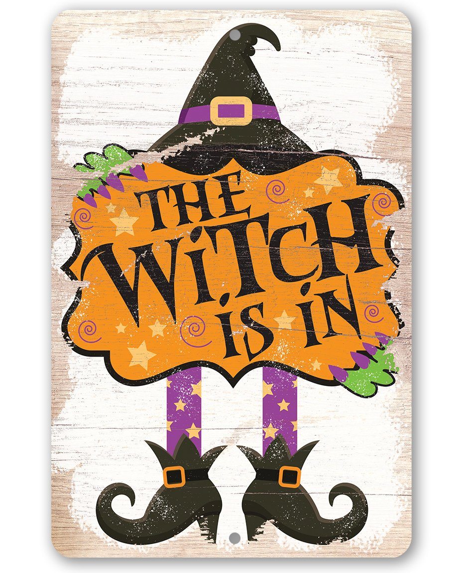 The Witch Is In - Metal Sign | Metal Sign | Wiccan Center