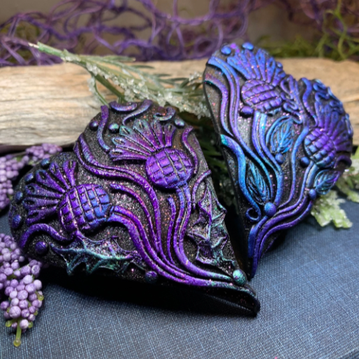 Double Thistle Love Brooch - Handmade in Scotland | Brooch | Wiccan Center