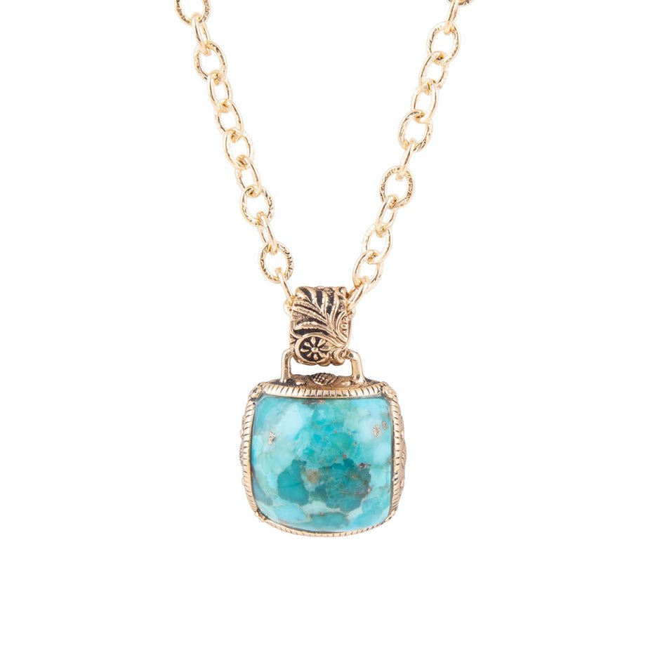 Three Turquoise Stone Necklace | Necklaces | Wiccan Center
