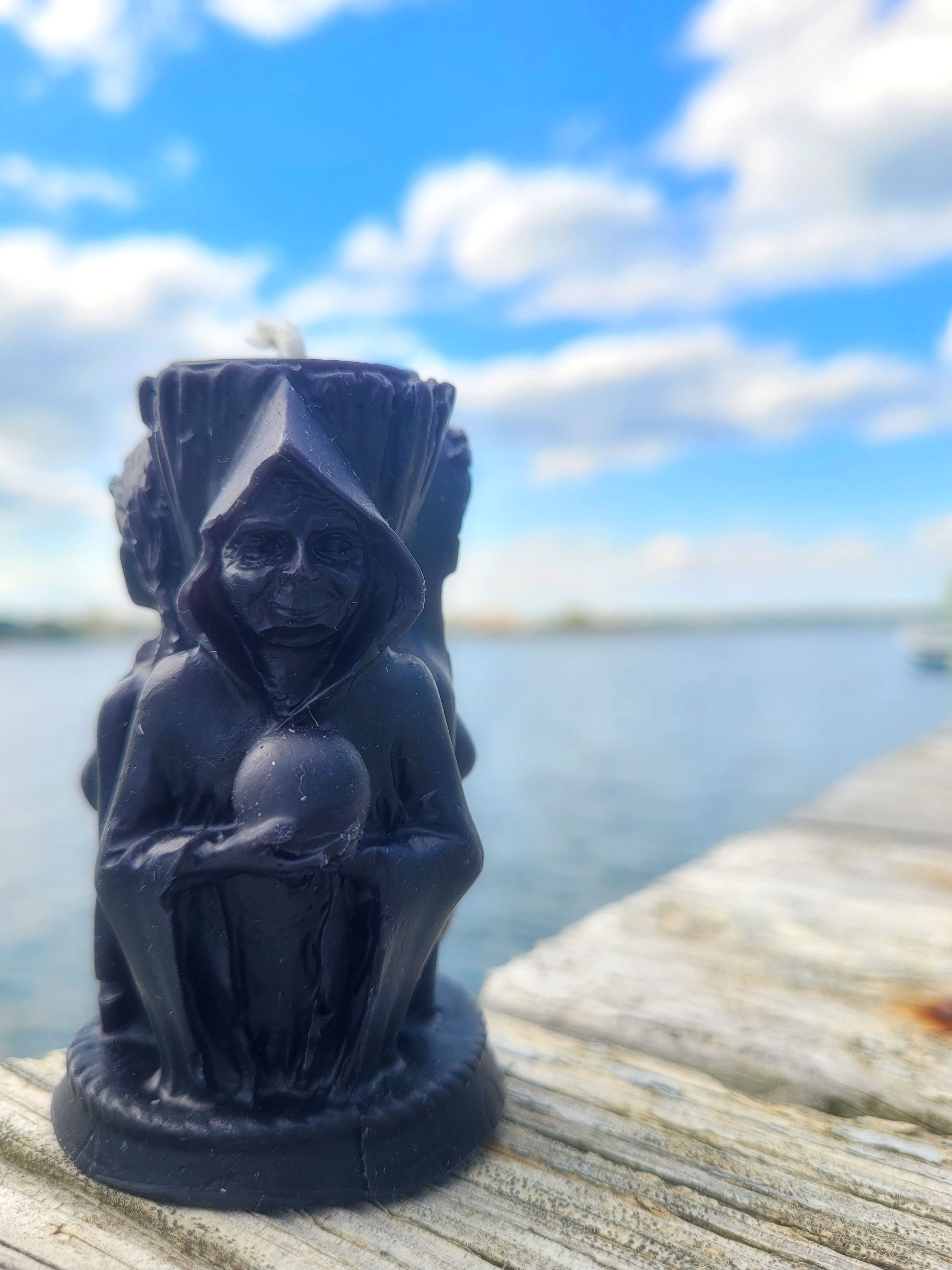 The Triple Goddess Candle, The Maiden, The Mother, the Crone Beeswax Candle | Candle | Wiccan Center