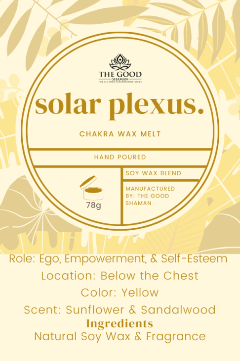 Solar Plexus Chakra – Luxe Hand-Poured Natural Soy Wax Melts