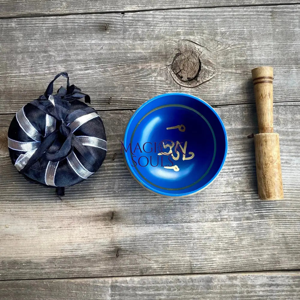 Tibetan Singing Bowl — Himalayan Sound Healing Bowl with Striker & Cushion | Meditation | Wiccan Center