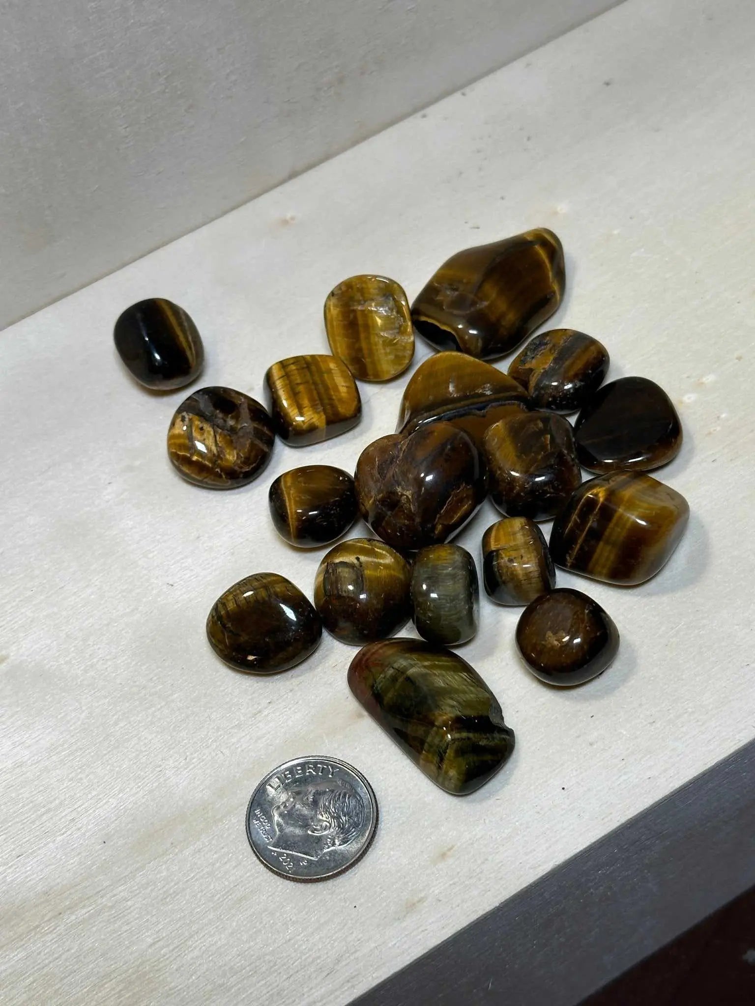 Tiger Eye Tumbled Pebbles | Tumbled Stones | Wiccan Center
