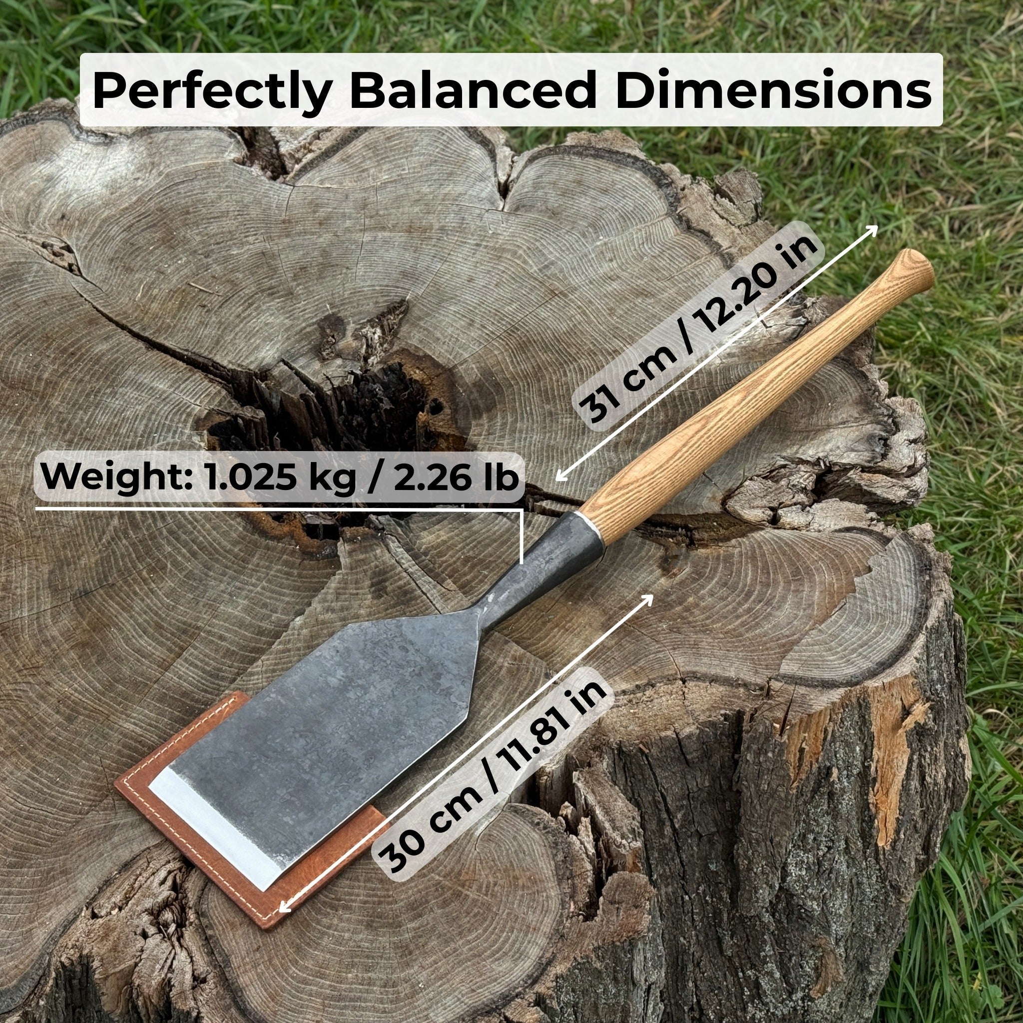 Timber Framing Sliсk Chisel, 20 - 100 mm (0.8 - 3.9 inches) | Chisel | Wiccan Center
