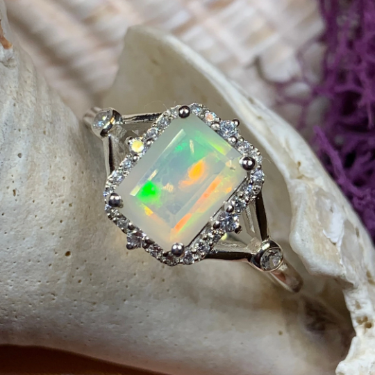 Tianna Opal Ring | Ring | Wiccan Center