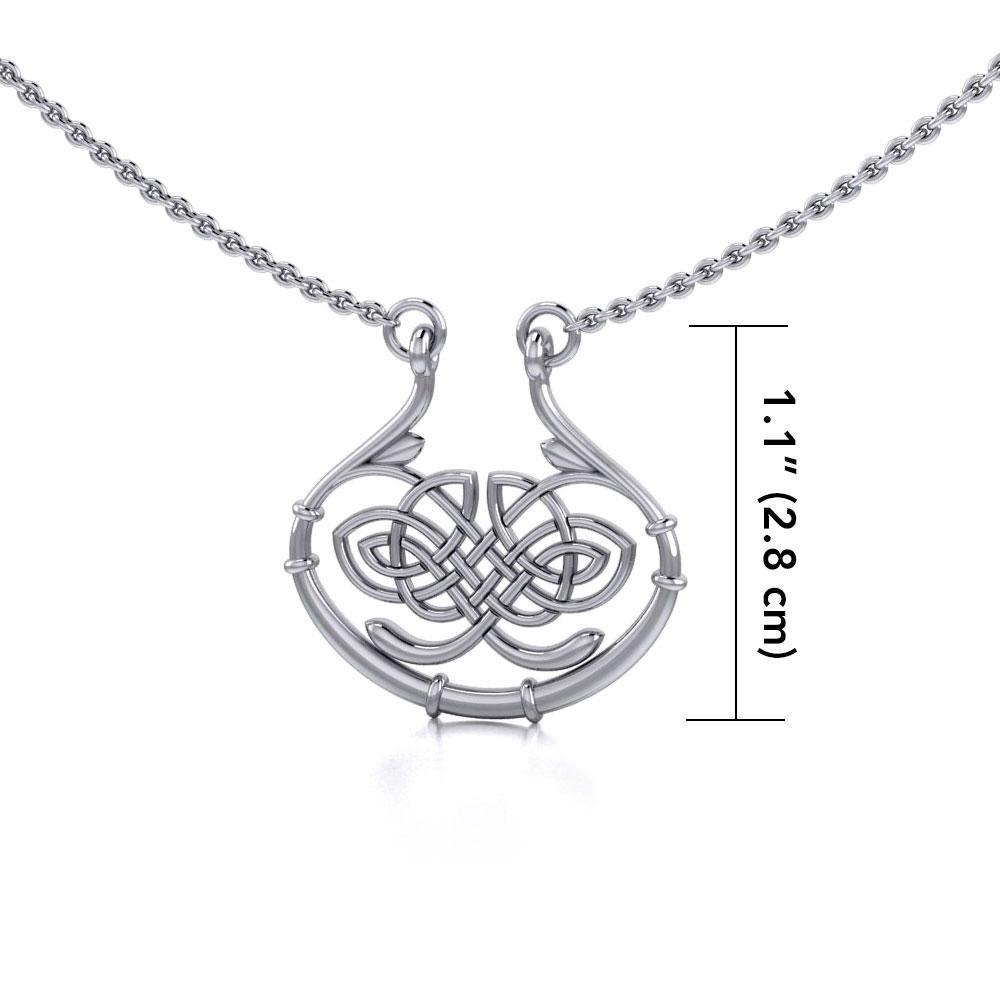 Celtic Knotwork Silver Necklace TN005