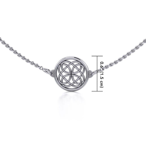 A timeless imprint of eternity ~ Celtic Knotwork Sterling Silver Necklace Jewelry TN010 | Necklace | Wiccan Center