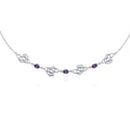 Celtic Knotwork Silver Necklace TN016