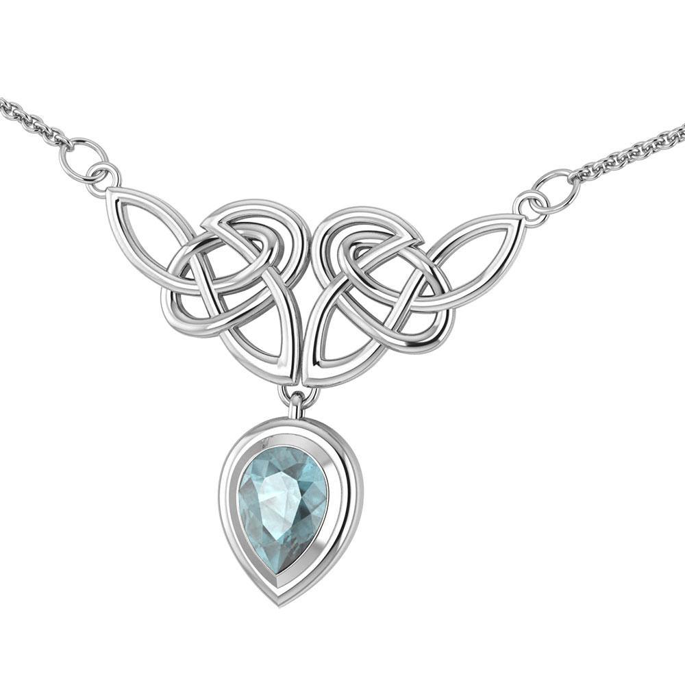 Celtic Knotwork Silver Necklace TN132