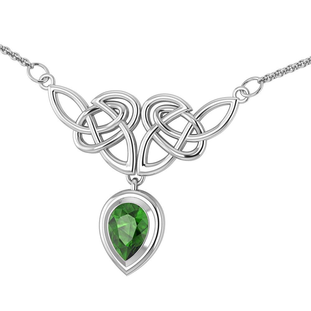 Celtic Knotwork Silver Necklace TN132