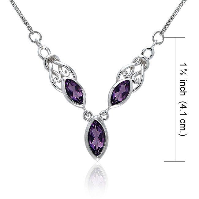 Celtic Knots Silver Necklace TNC084