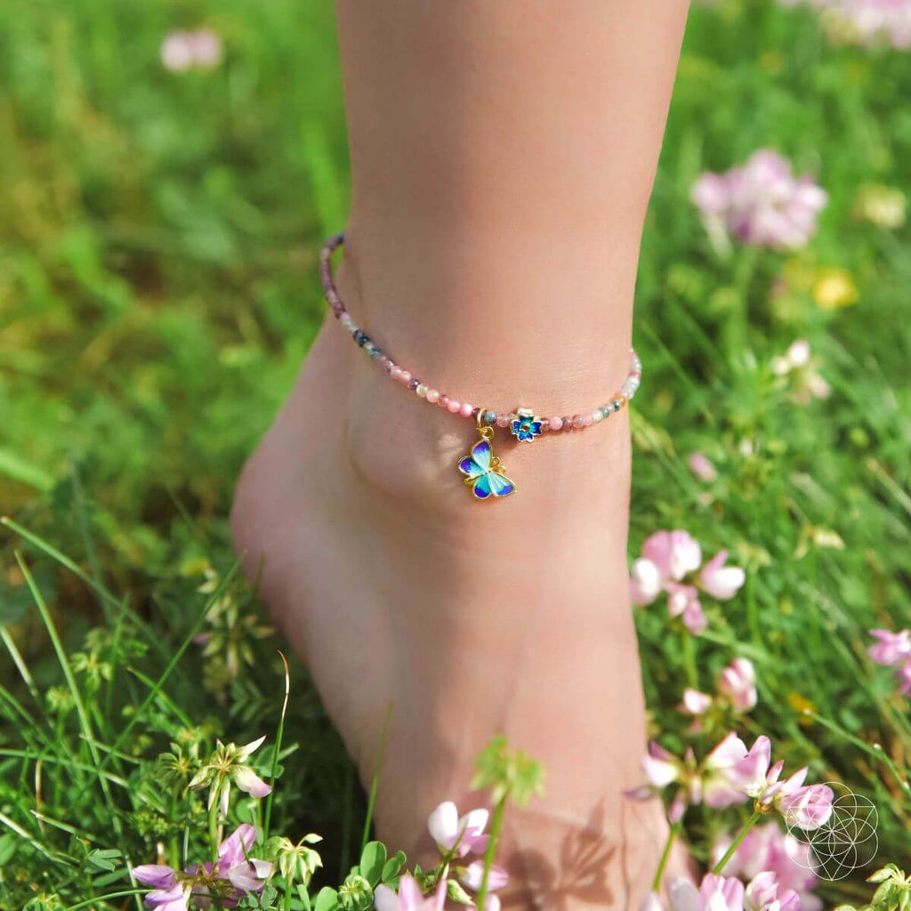Tourmaline Anklet of Hope | Anklet | Wiccan Center