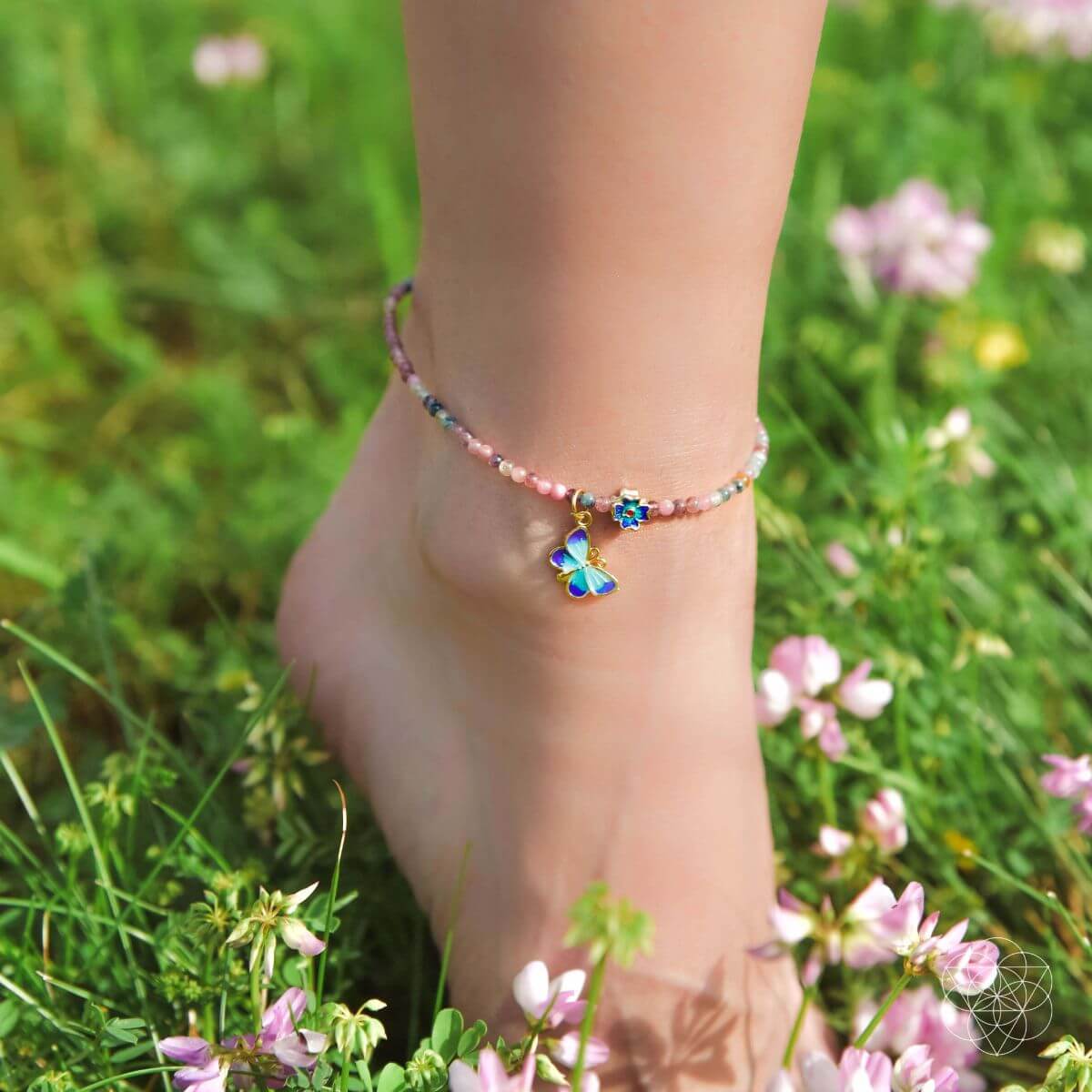 Tourmaline Anklet of Hope | Anklet | Wiccan Center