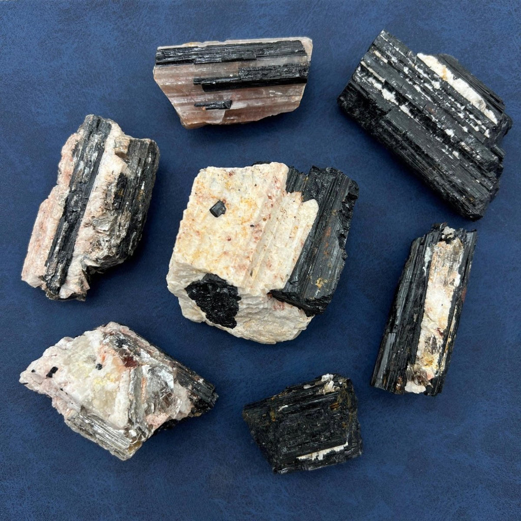 Tourmaline on Matrix Rough (1 Kilo)