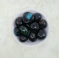Tourmaline w/ Chrysocolla Tumbled | Tumbled Gemstone | Wiccan Center