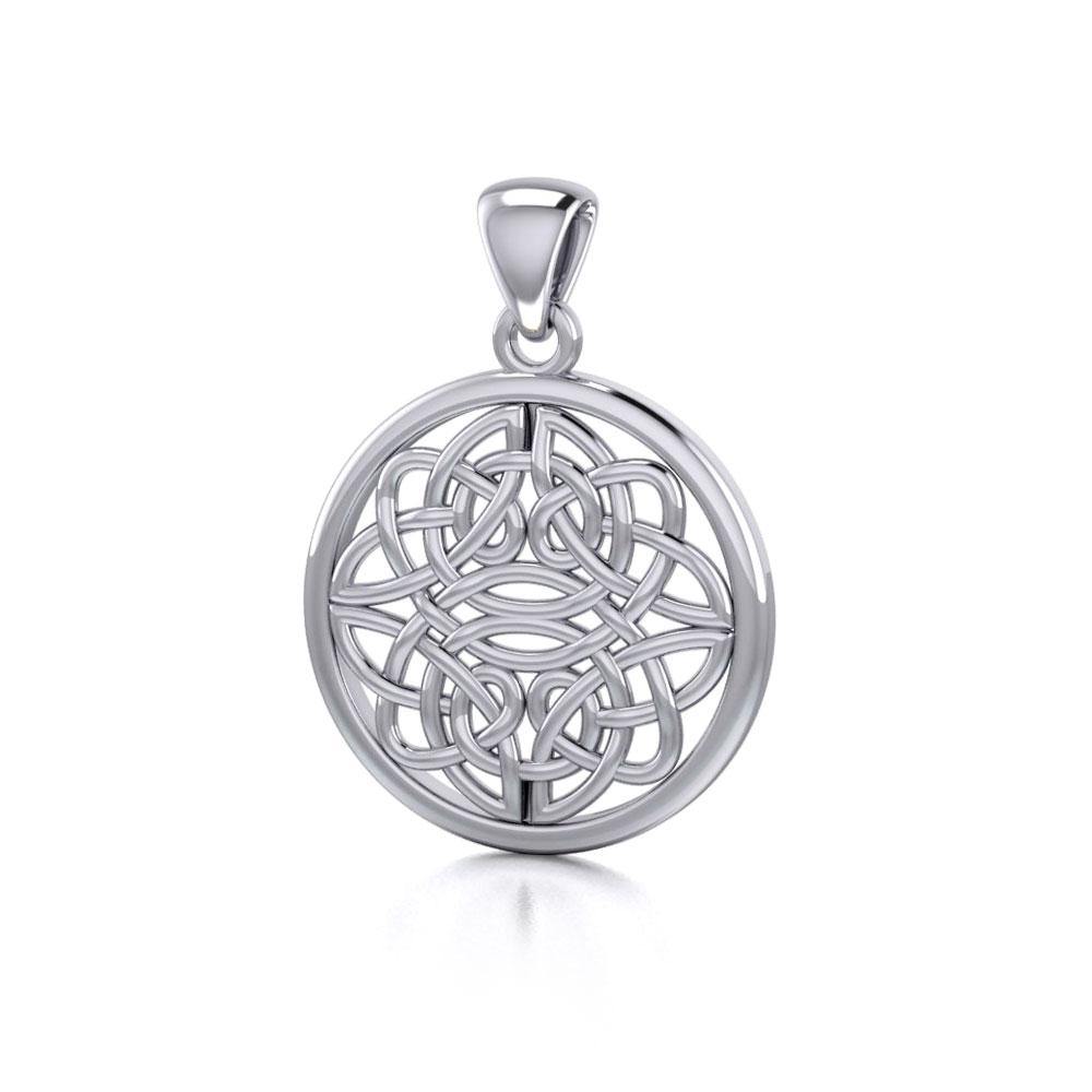 Celtic Knotwork Sterling Silver Pendant TP153