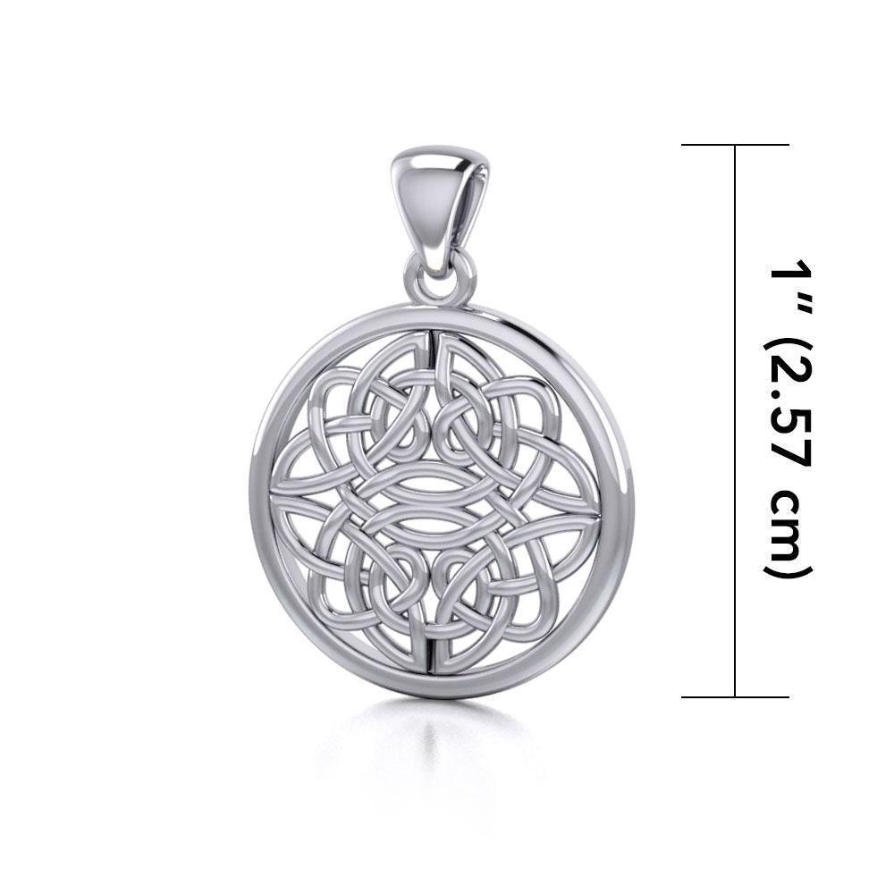 Celtic Knotwork Sterling Silver Pendant TP153