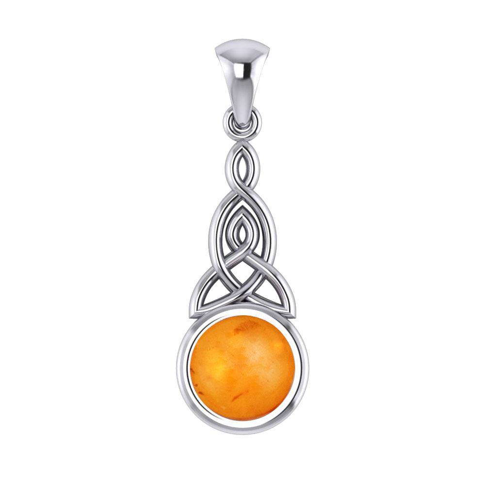 Celtic Triquetra Sterling Silver Pendant TP2937