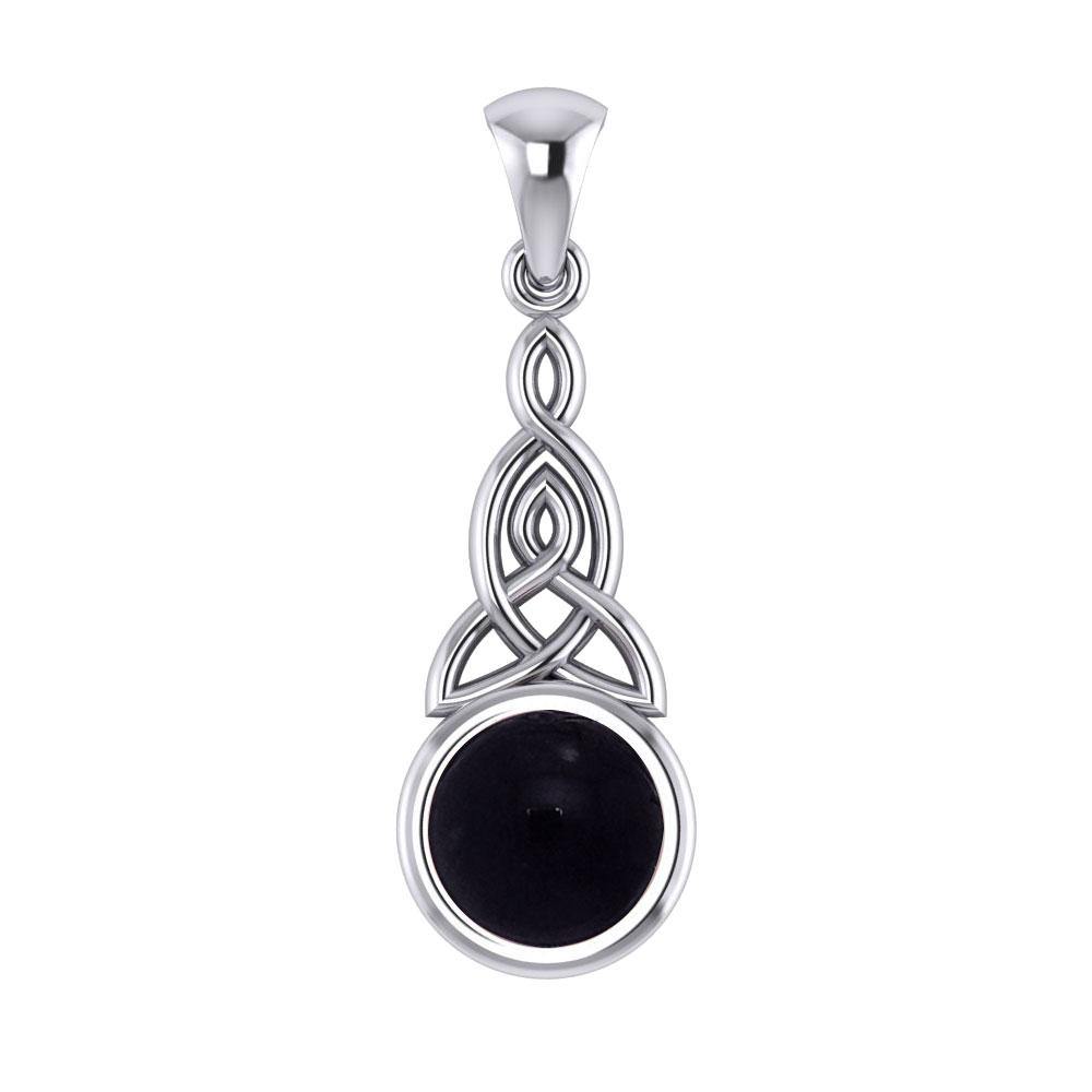 Celtic Triquetra Sterling Silver Pendant TP2937