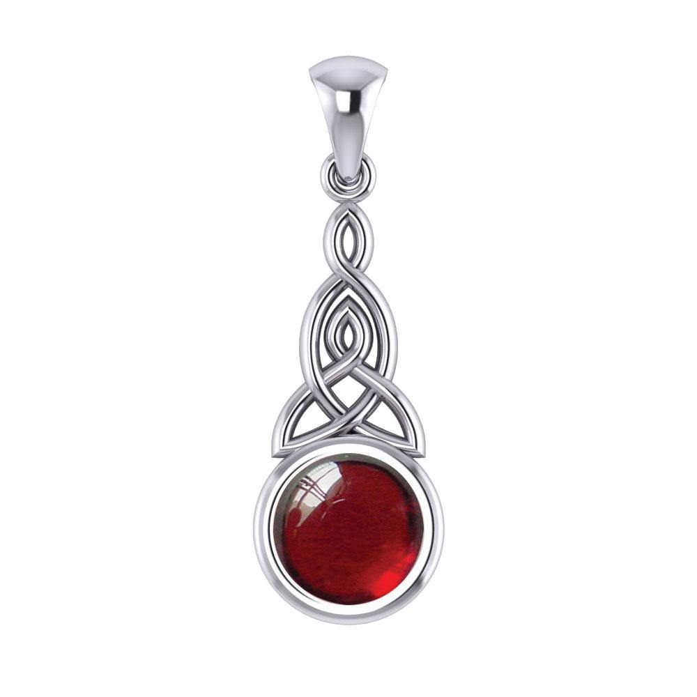 Celtic Triquetra Sterling Silver Pendant TP2937