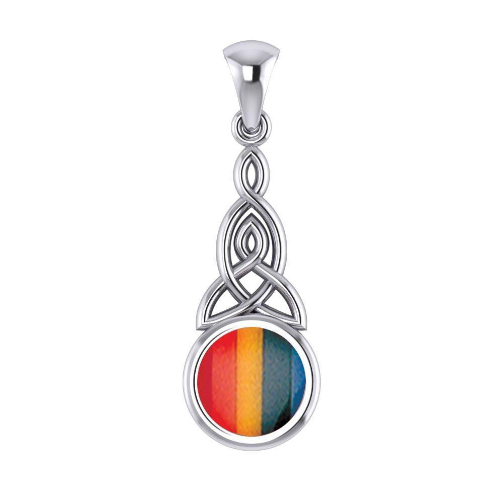 Celtic Triquetra Sterling Silver Pendant TP2937
