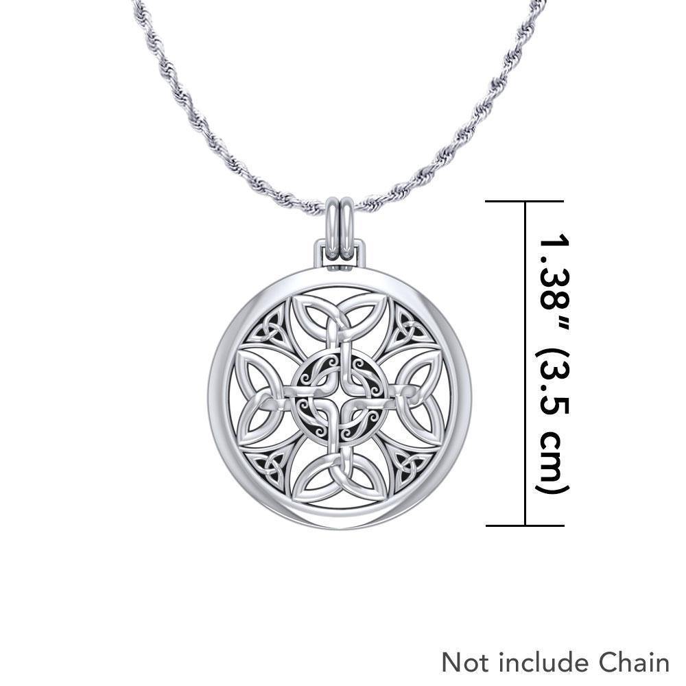 Celtic Cross Silver Pendant TPD1356