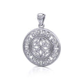 Celtic Knotwork Sterling Silver Pendant TPD3035