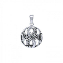 Endless Inspiration ~ Celtic Knotwork Infinity Sterling Silver Pendant TPD3384 | Pendant | Wiccan Center