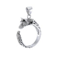 Sterling Silver Celtic Wolf Pendant TPD4851