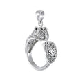 Sterling Silver Celtic Owl Pendant TPD4860