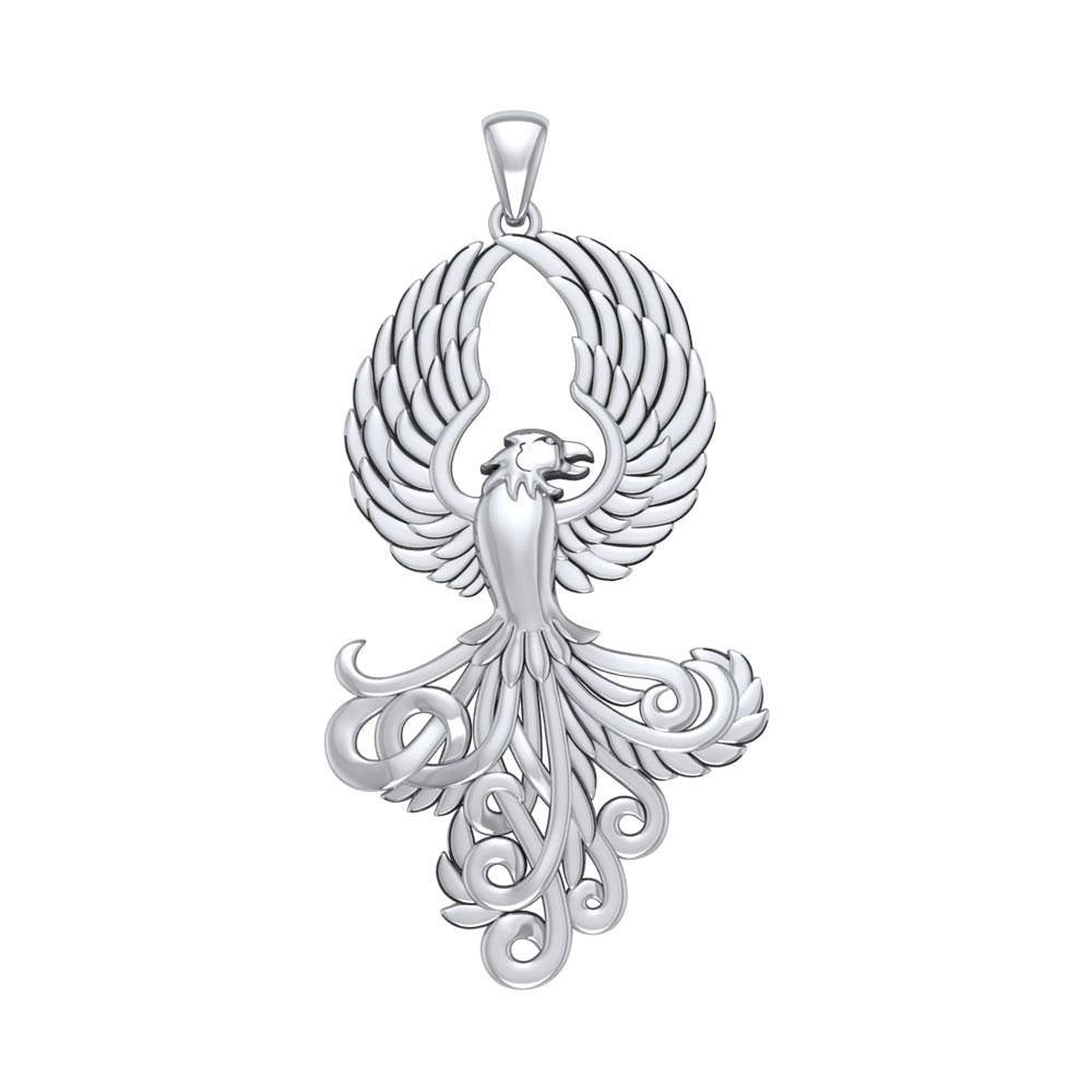 Majestic Phoenix Sterling Silver Pendant TPD5071