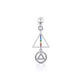 Recovery Chakra Sterling Silver Pendant with Gemstone TPD5093