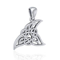 Celtic Shark Fin Silver Pendant TPD5167
