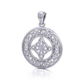 Celtic Knotwork Sterling Silver Pendant TPD728