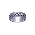 Celtic Knotwork Sterling Silver Ring TR041
