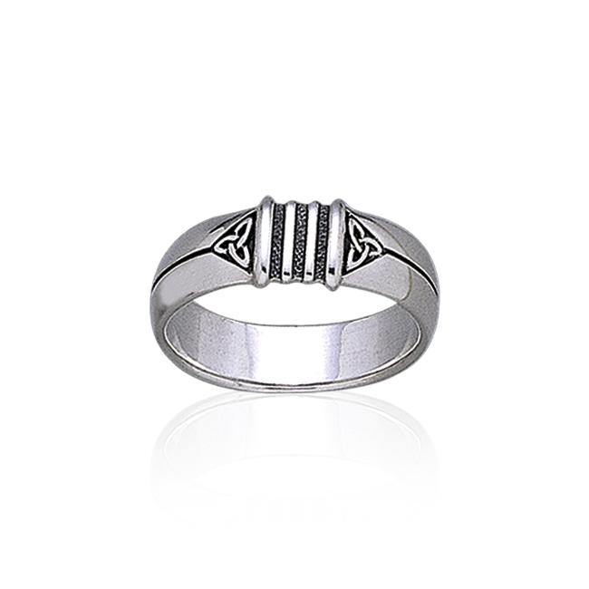 Celtic Knotwork Sterling Silver Ring TR1901