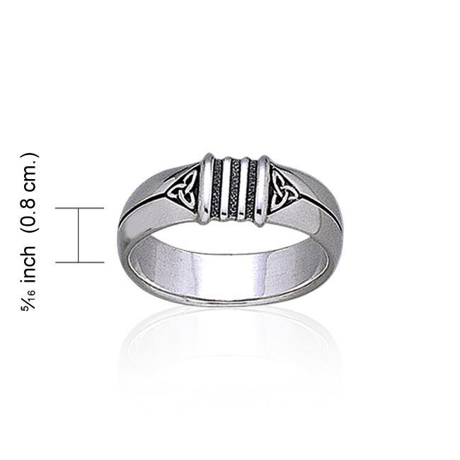 Celtic Knotwork Sterling Silver Ring TR1901