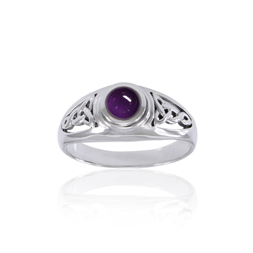 Trust in the endless possibilities ~ Celtic Knotwork Sterling Silver Ring TR2103
