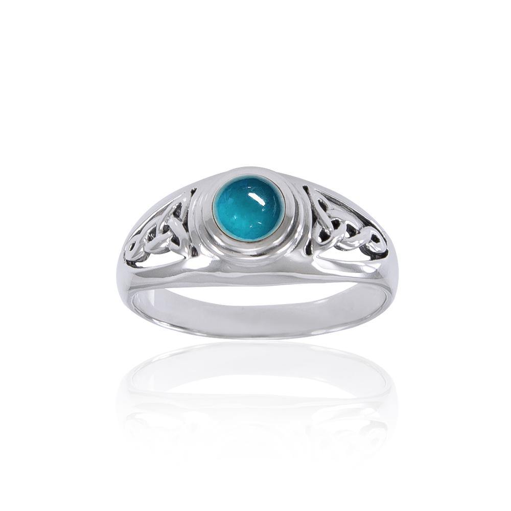 Trust in the endless possibilities ~ Celtic Knotwork Sterling Silver Ring TR2103