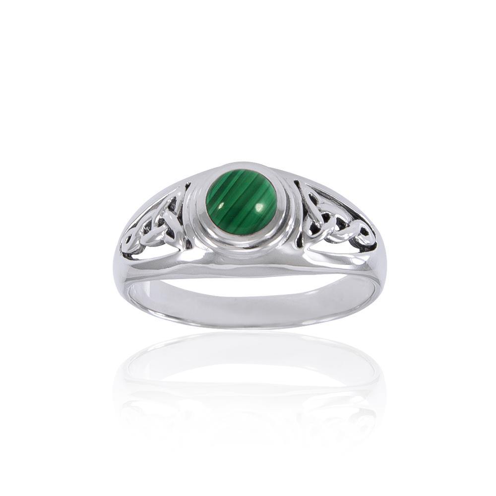 Trust in the endless possibilities ~ Celtic Knotwork Sterling Silver Ring TR2103